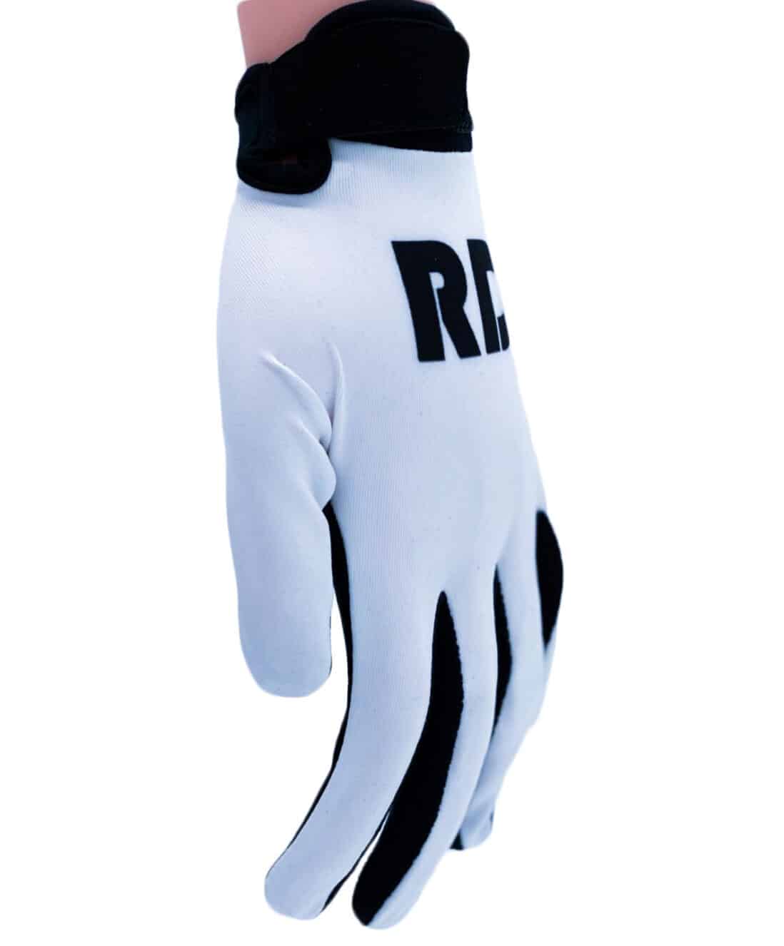 pion Afleiding huiselijk RD Handschoenen WIT - RD Sportswear BMX Moto MTB Handschoenen