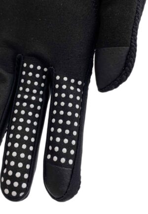 touchscreen grip details black glove
